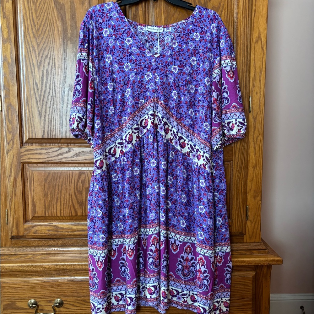 Russtydustty Bohemian Dress 2XL NWT